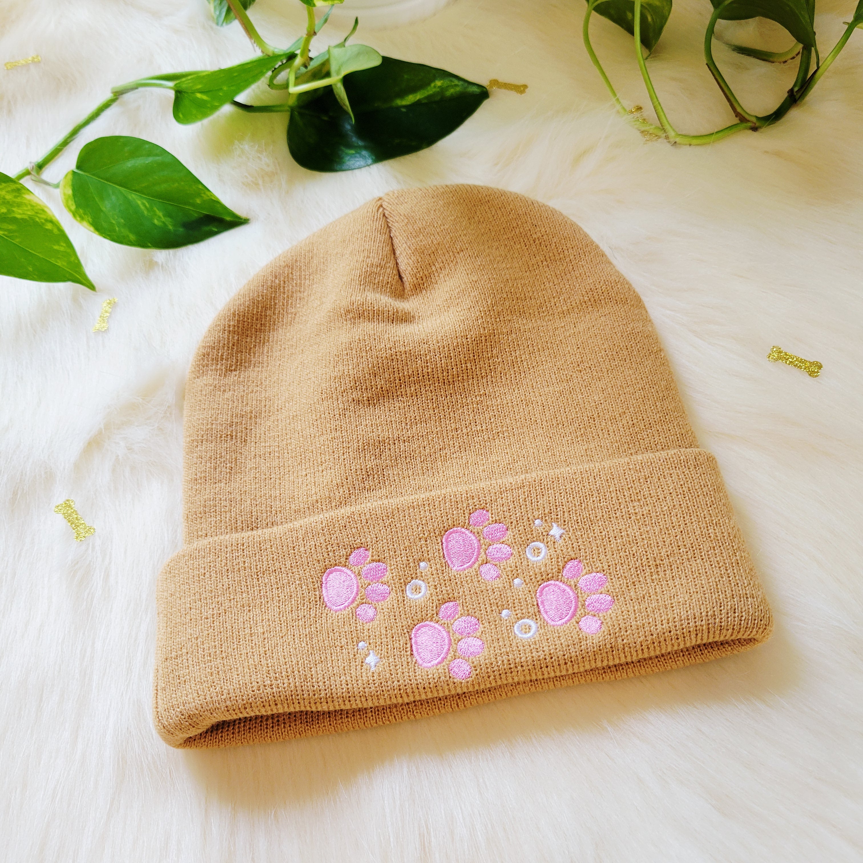 Paw Print Beanie