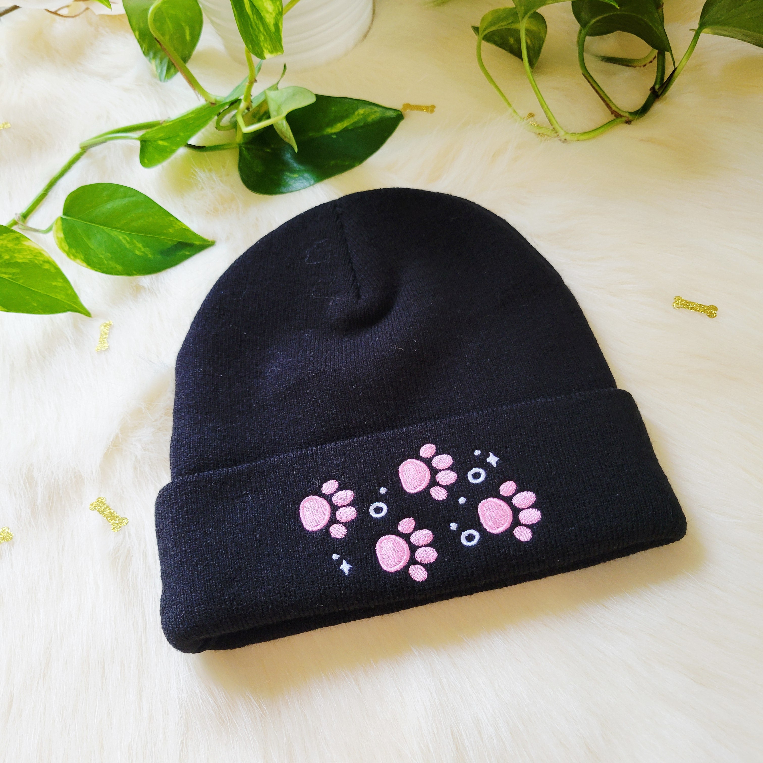 Paw Print Beanie