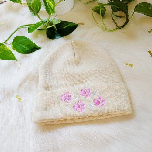 Paw Print Beanie